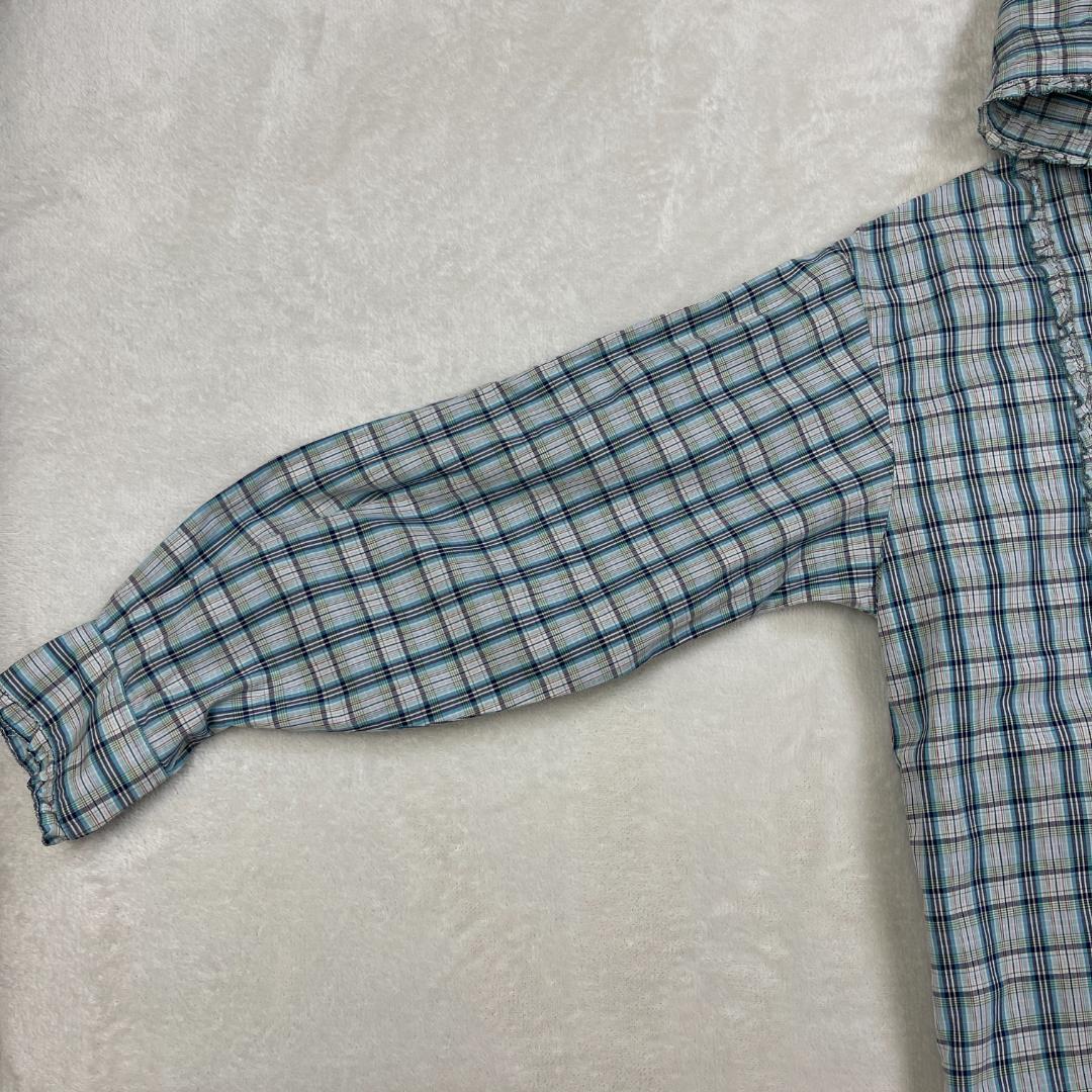 PINK HOUSE　フード付きチェックシャツ　長袖　金子功　ブラウス