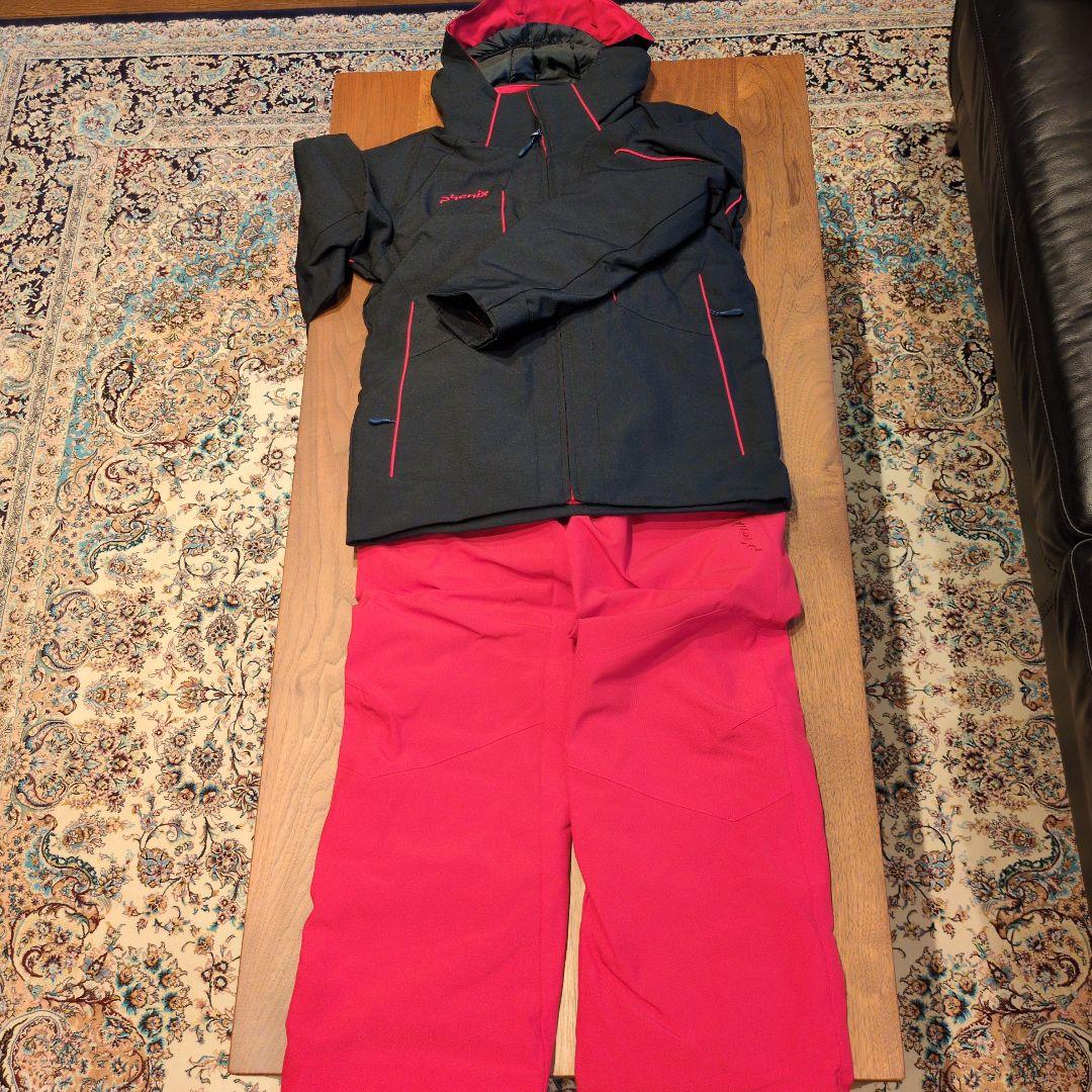 スキーウェア上下　手袋セット