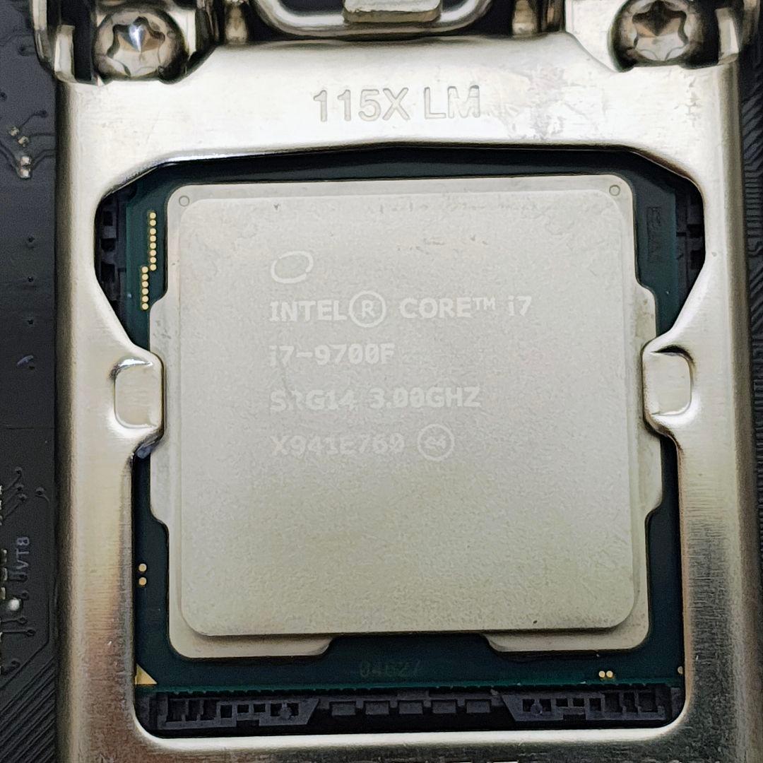 CPU Intel Core i7 9700F ＆ マザーボード セット