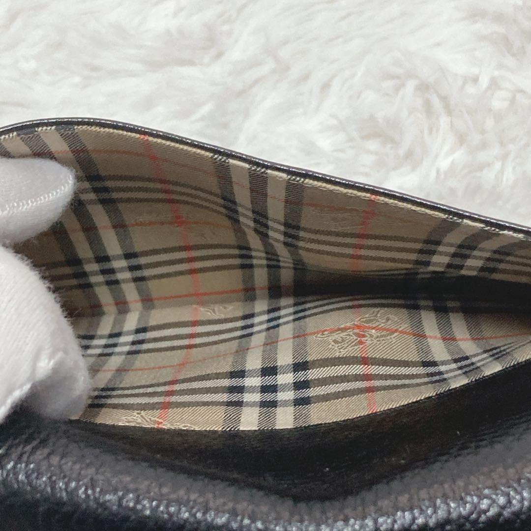 BURBERRYS バーバリー ショルダーバッグ ノバチェック オールレザー