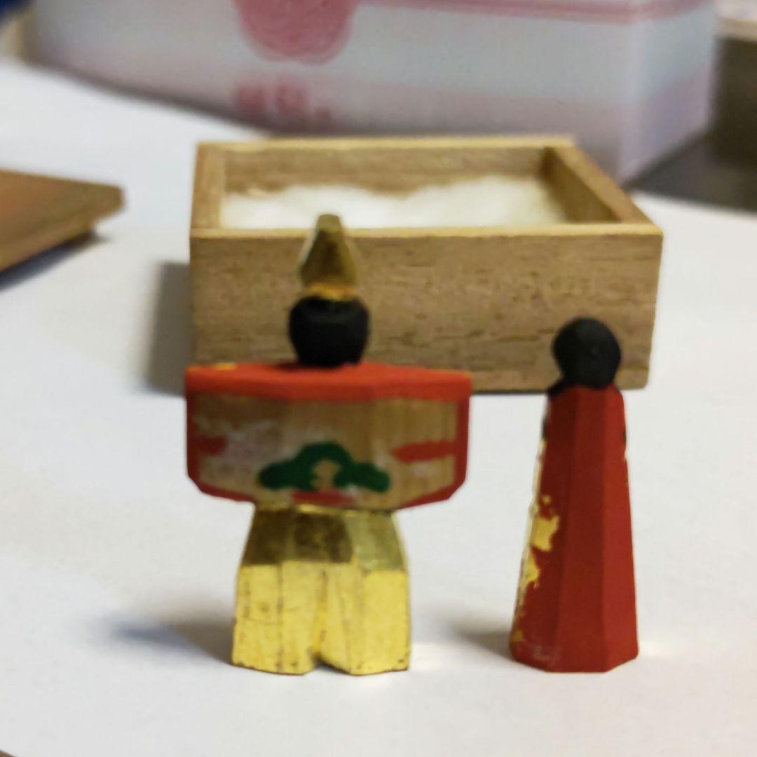 御雛　一刀彫　神泉