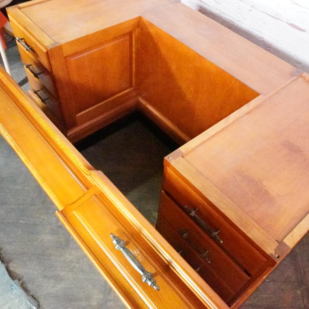 Daniel/横浜ダニエル 両袖机 エグゼクティブデスク役員 アーリーアメリカン