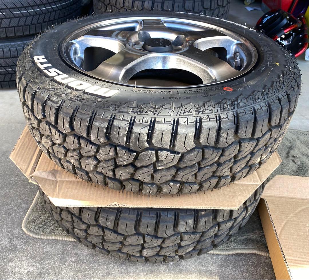 MONSTA 165/65R14 タイヤ・ホイールセット② 2本セット