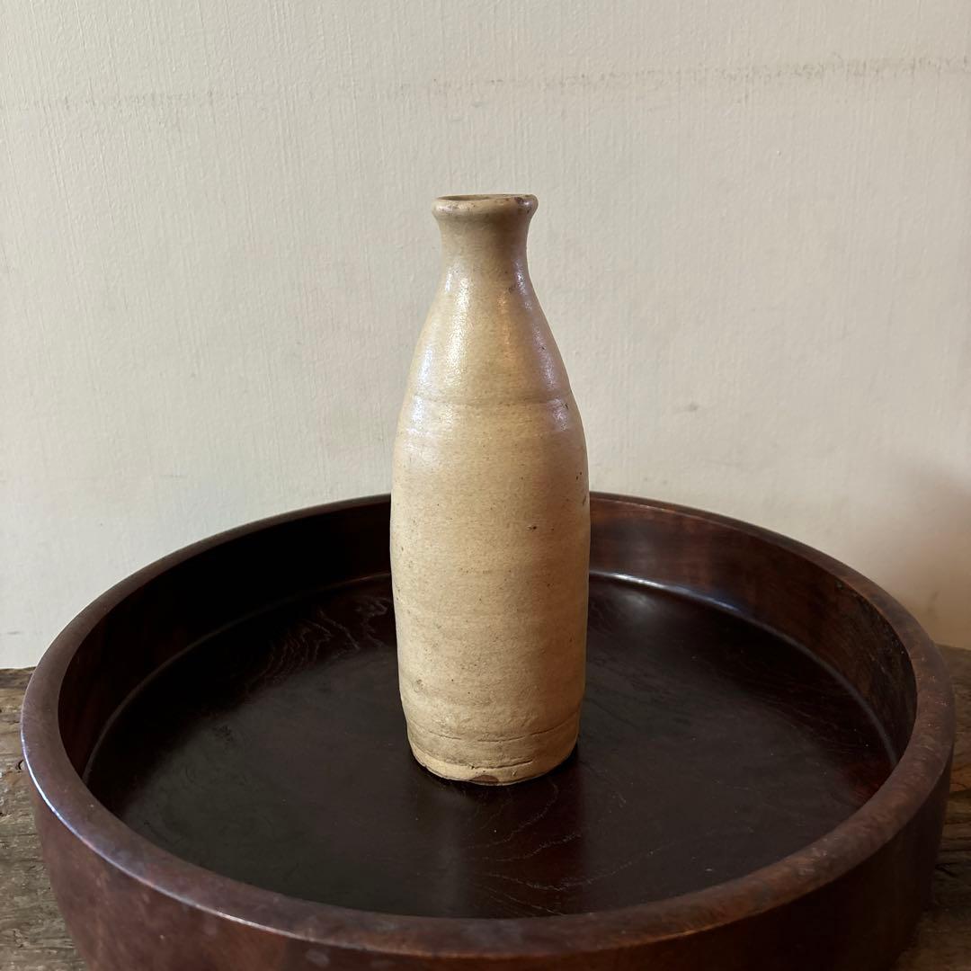 白丹波徳利　古美術　古道具　アンティーク　青山二郎　古陶磁　古民芸　酒器　李朝