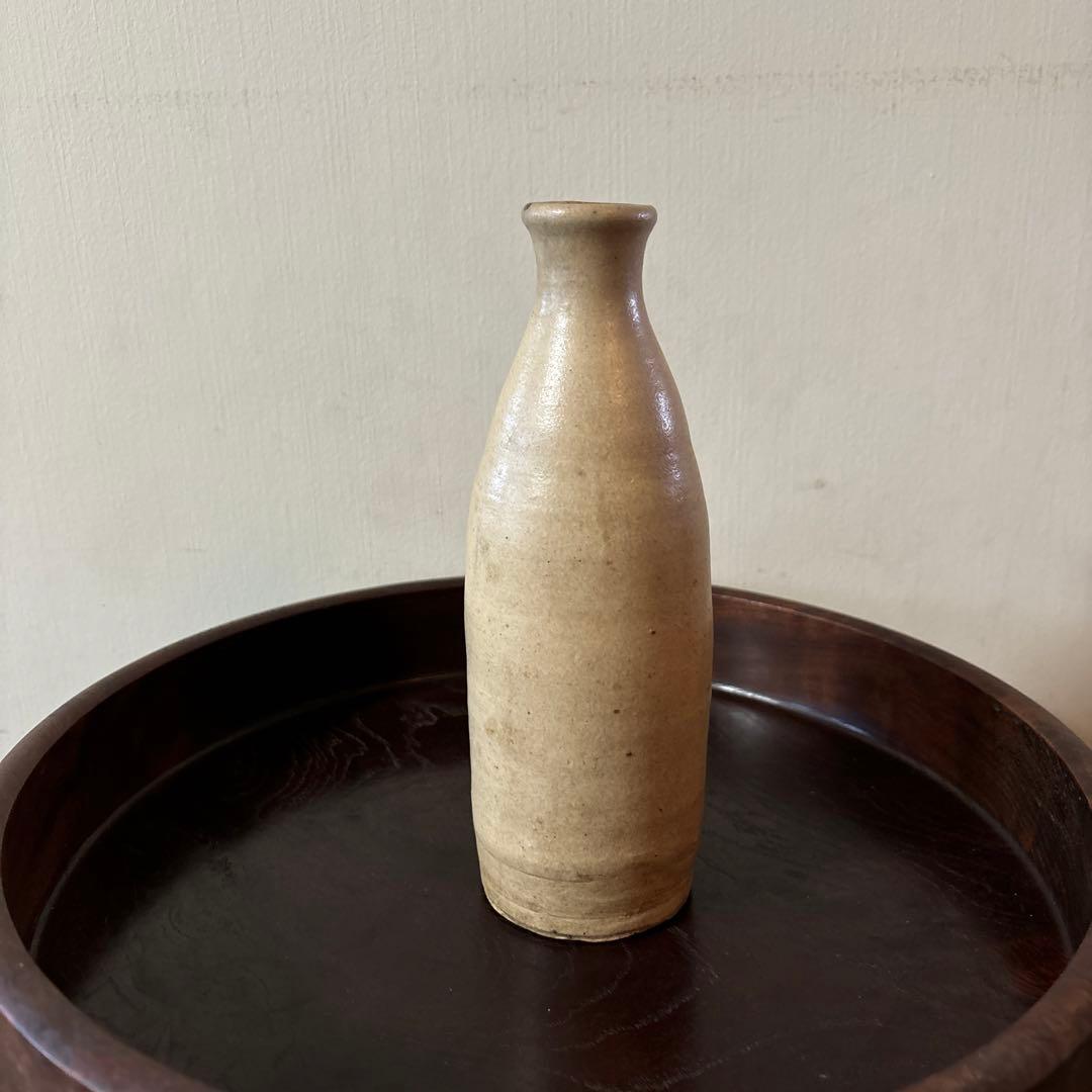 白丹波徳利　古美術　古道具　アンティーク　青山二郎　古陶磁　古民芸　酒器　李朝
