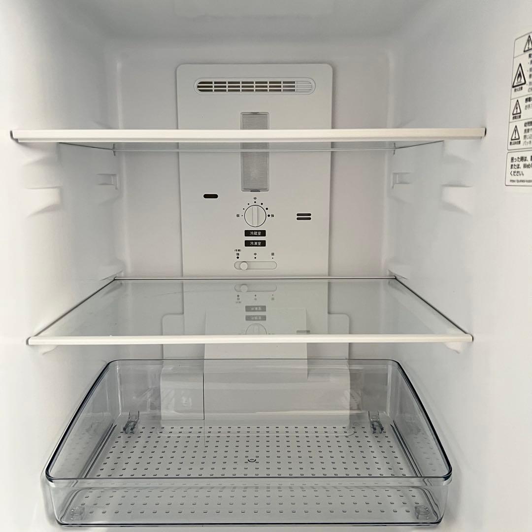 2022年製SHARP両ドア冷蔵庫 SJ-D15H-W 152L 取扱説明書付き