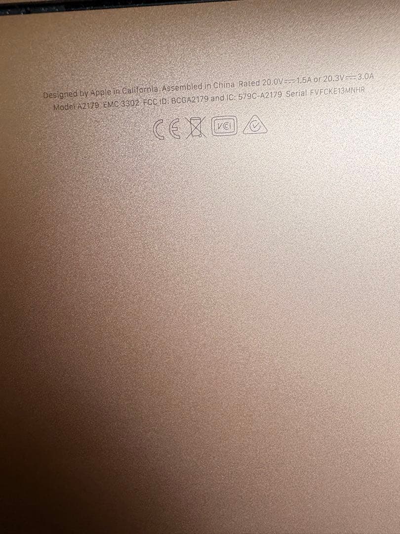 Apple MacBook Air ローズゴールド