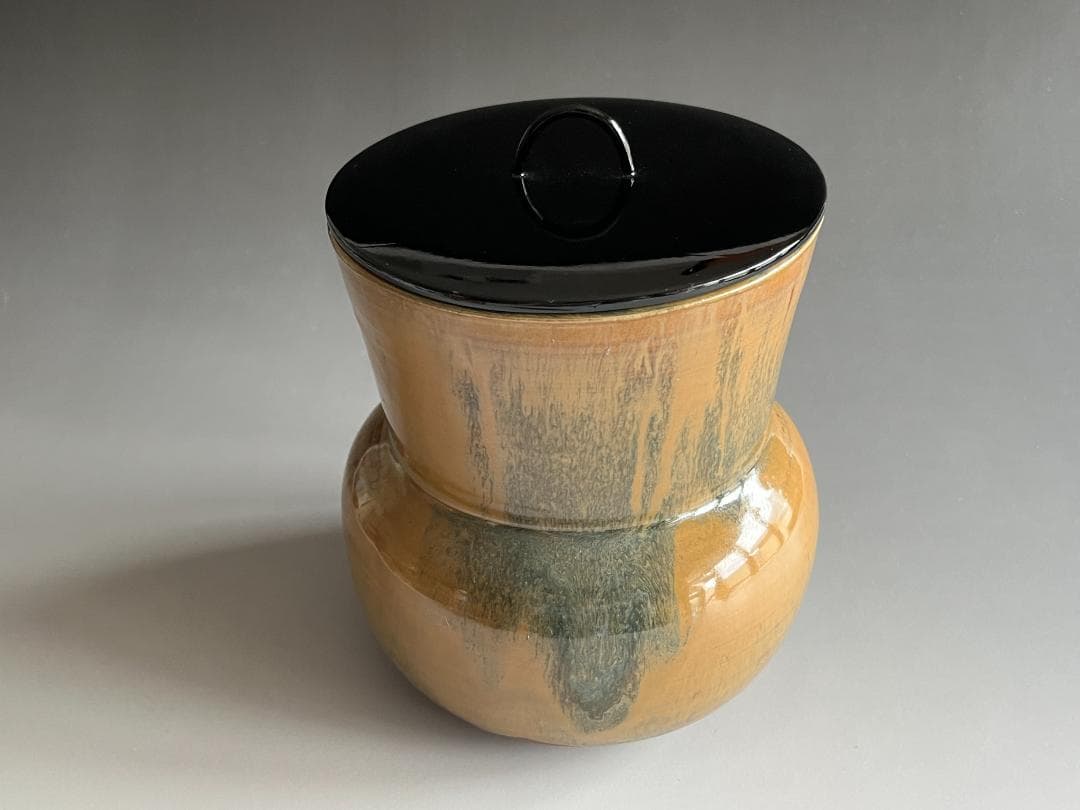 14代　亀井味楽　高取　鮟鱇水指　茶道具