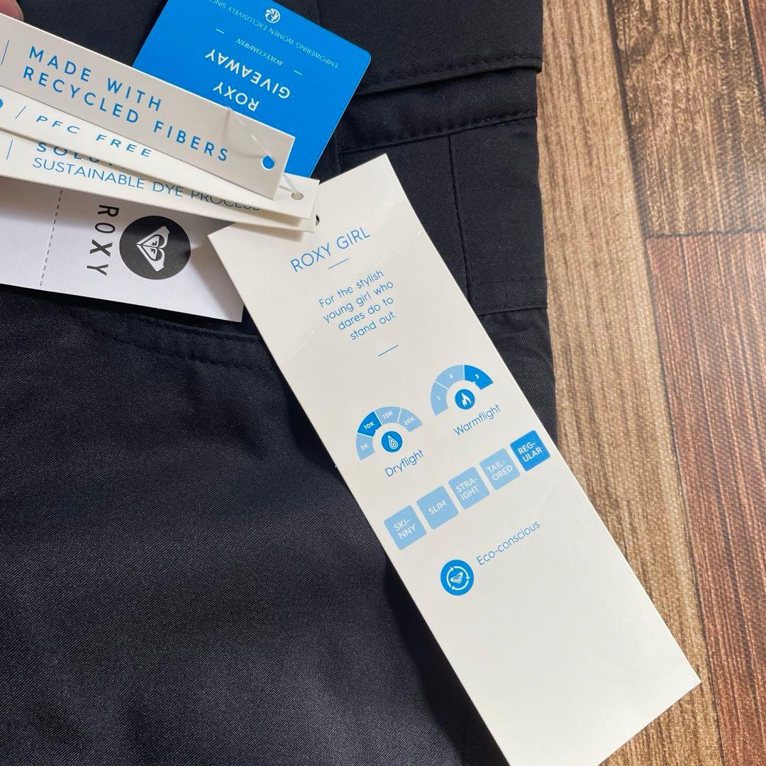 13200円 ROXY スノーパンツ 黒 130cm レギュラー