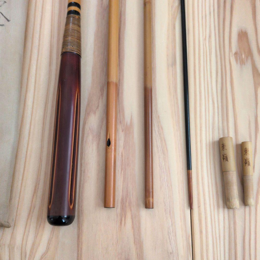 へらぶな竿 秘別選 東嶺 蒼波 13尺 4本継 口巻