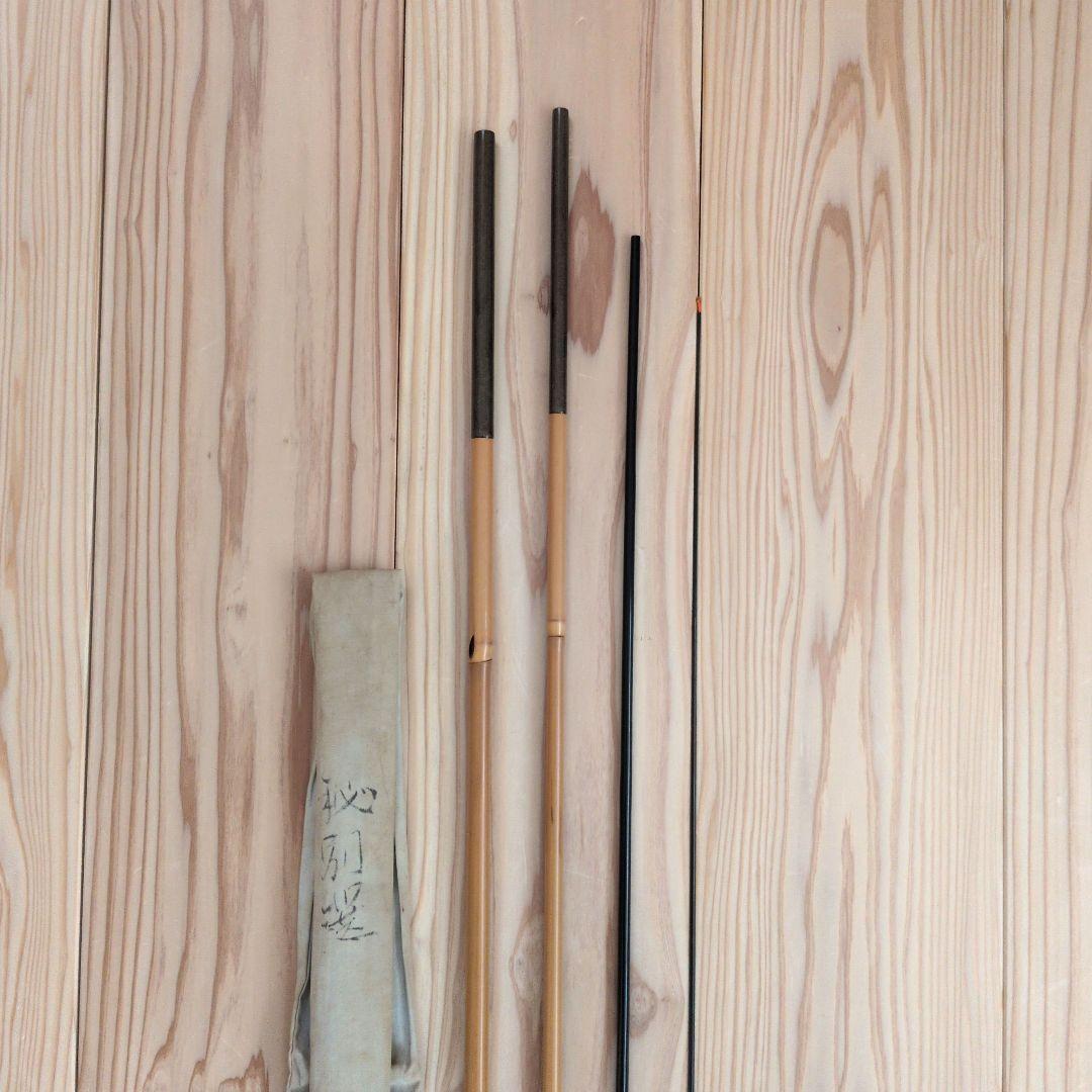 へらぶな竿 秘別選 東嶺 蒼波 13尺 4本継 口巻