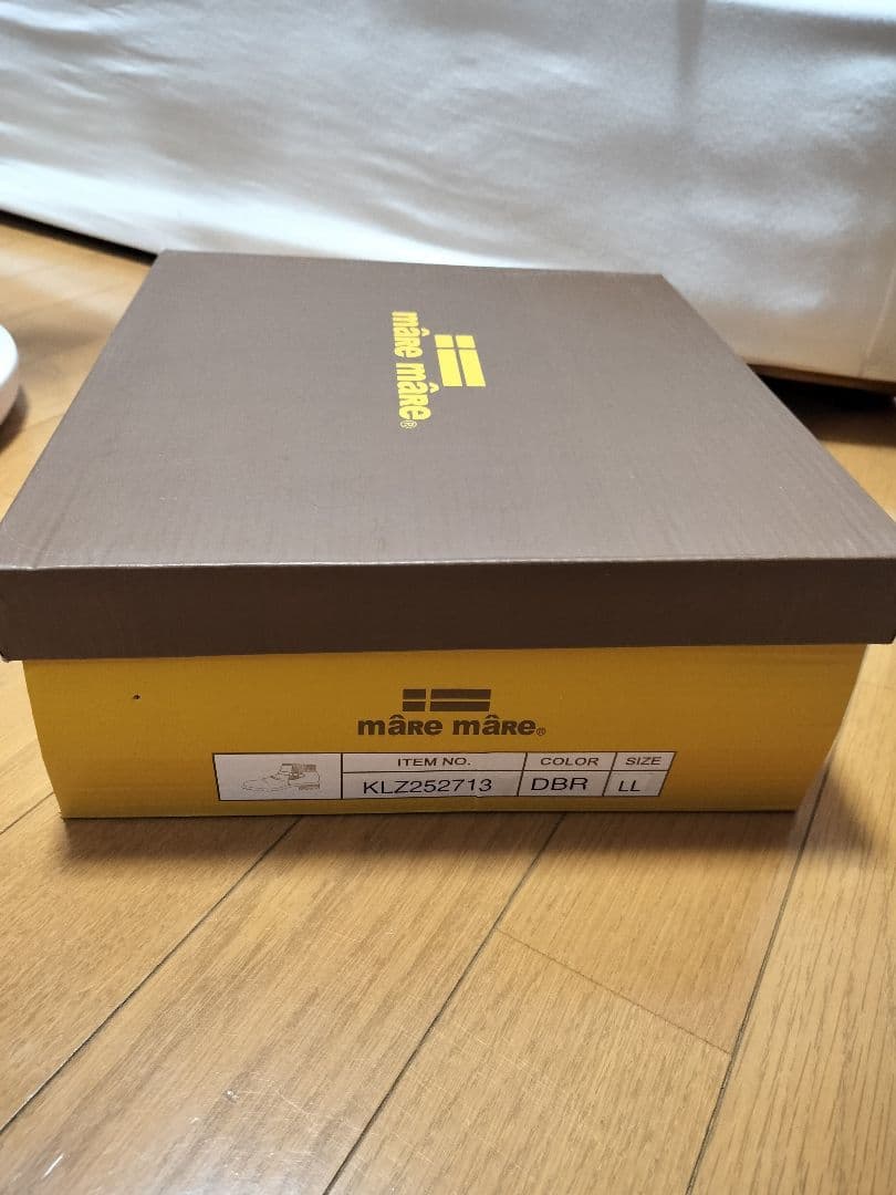 マーレマーレ　maRe maRe　防水防滑ベルトコンビブーツ　ダーク　ブラウン