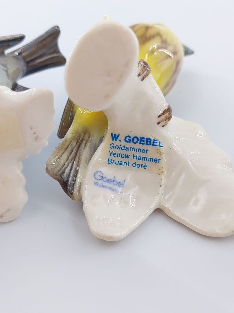 Goebel ゲーベル社 鳥 モチーフ 陶器 オブジェ 置物 3点まとめて