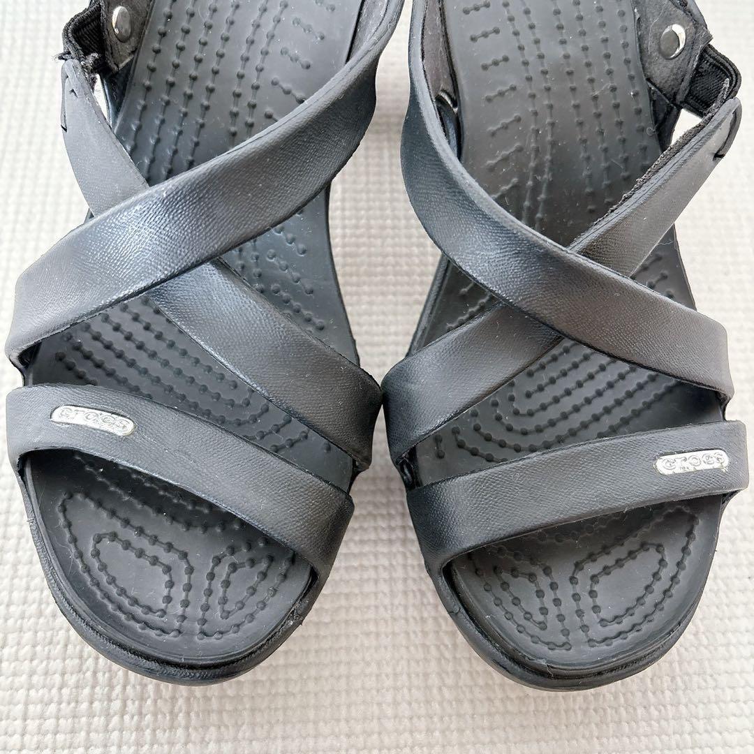 【美品】廃盤品！クロックス サイプラス W6 ブラック