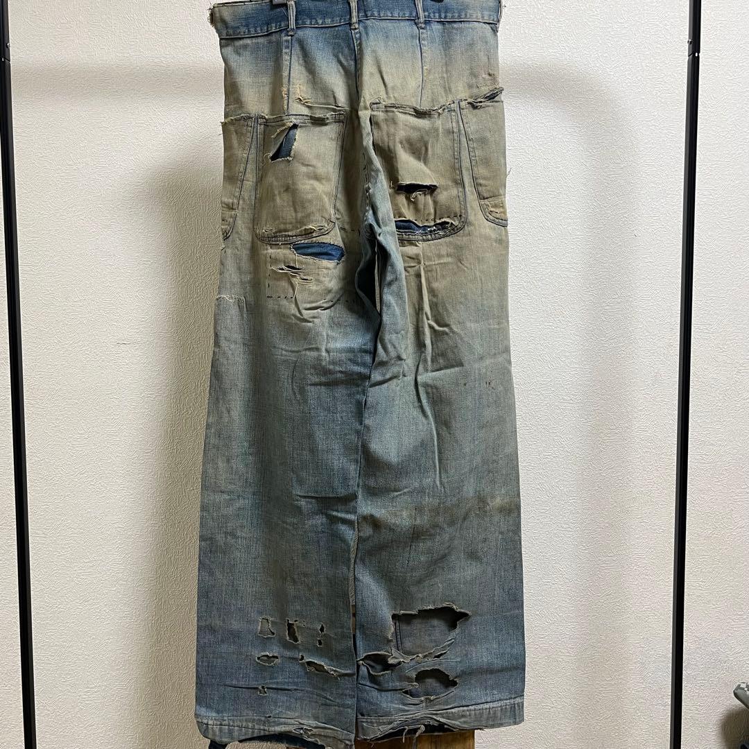 40s US Navy 巻きパンツ　セーラーパンツ wwⅡ