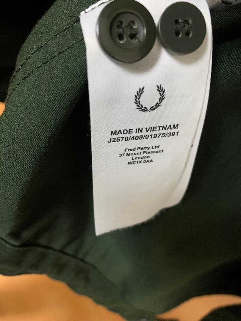 Fred Perry モッズコート Zip-In Liner Parka