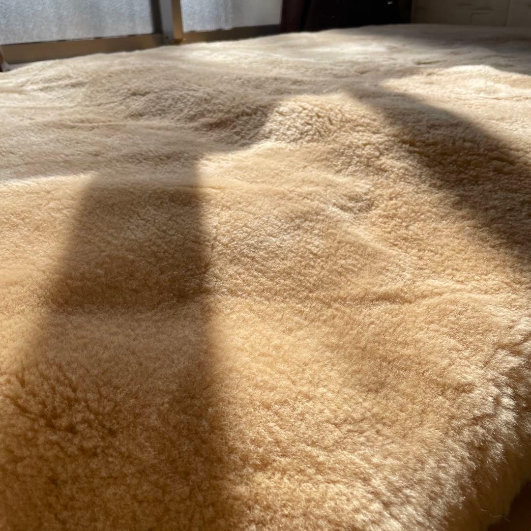 ムートンマットレス　羊毛　セミダブル　金沢屋