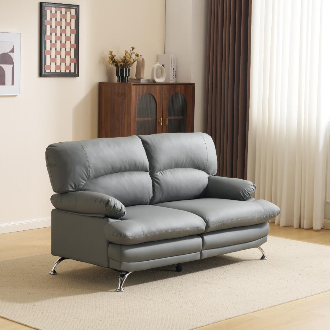 超人気！ソファー ソファ 2人掛け 幅155cm 2人掛け 北欧 GRAY