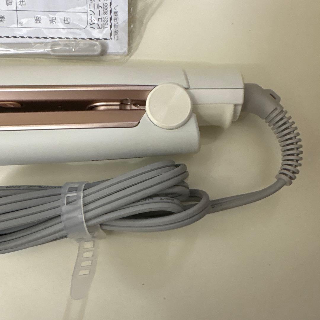 パナソニック ヘアアイロン ストレート用 ナノケア 白 EH-HS9A-W