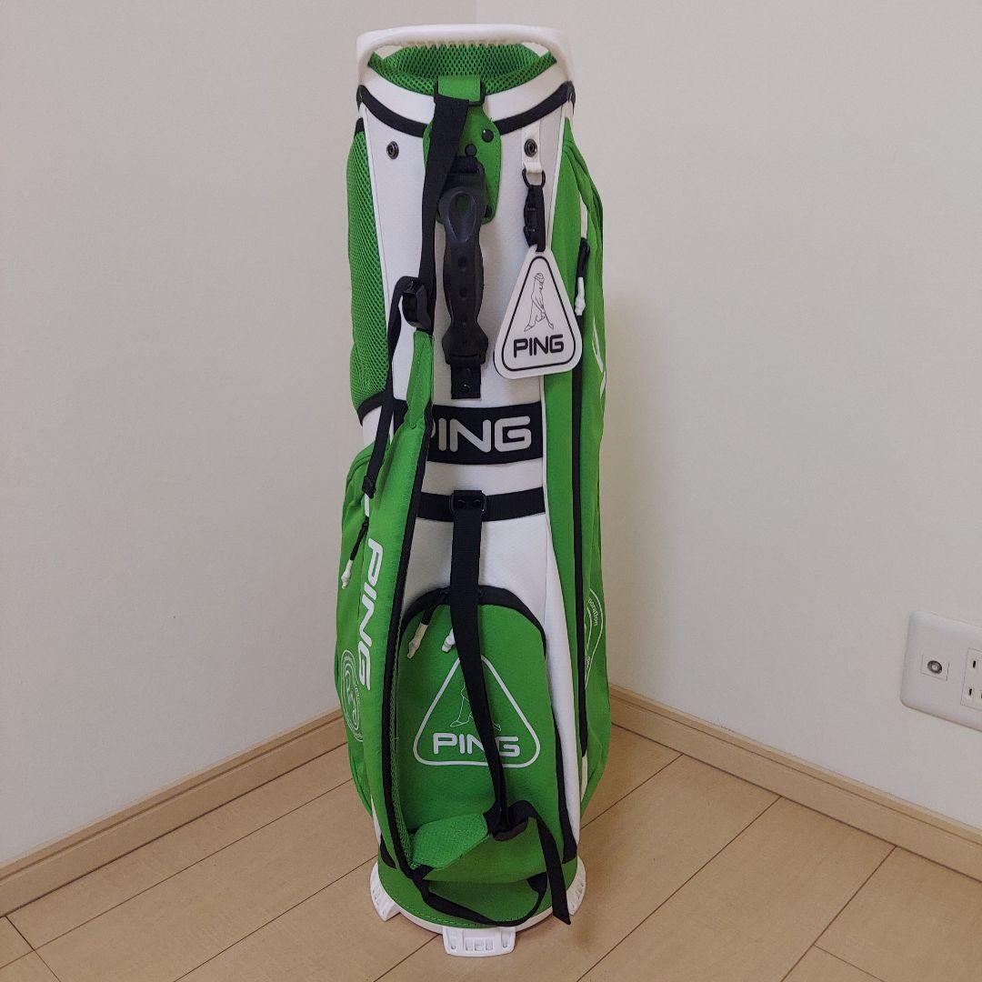 PING ピン キャディバッグ 軽量 グリーン/ホワイト ★美品