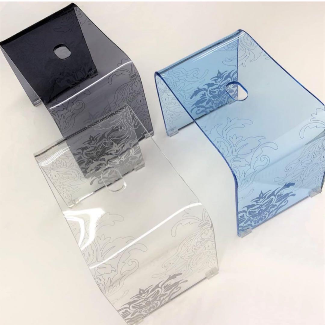 定価15400円新品未使用　アクリル　バスチェア　センコー　サミーラ　完売グレー