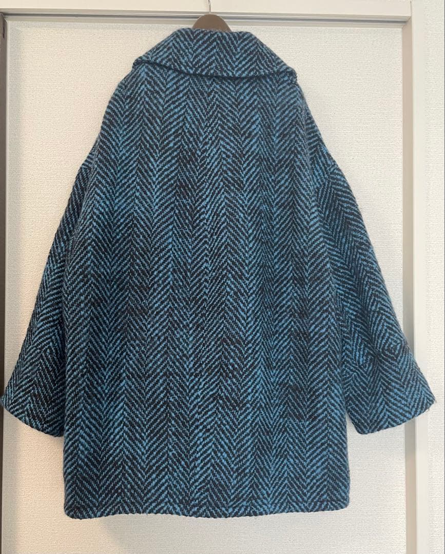 ジャケット・アウター cafune big herringbone double coat