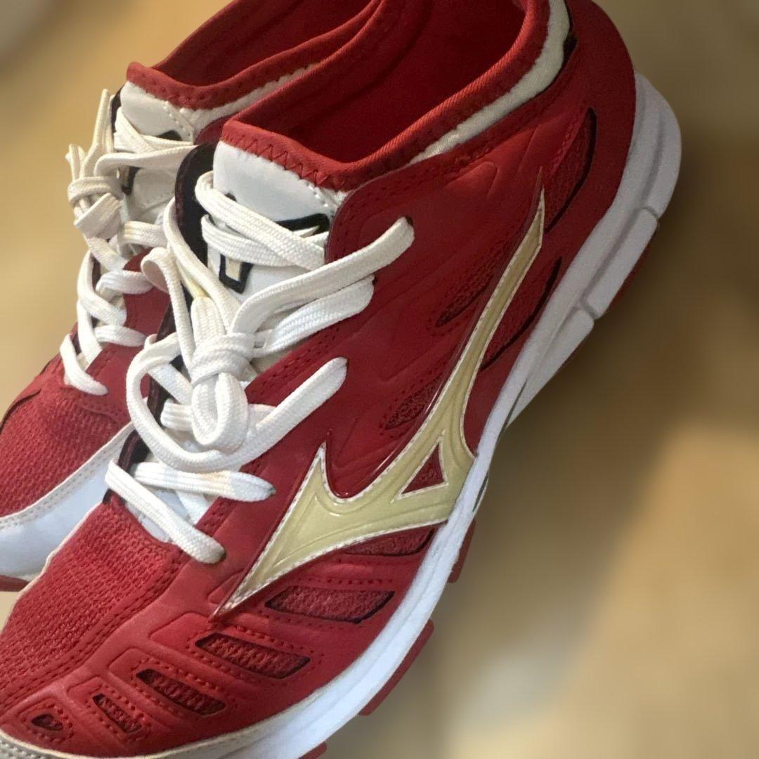 や*ん様 Mizuno Global Elite トレーニングシューズ レッド