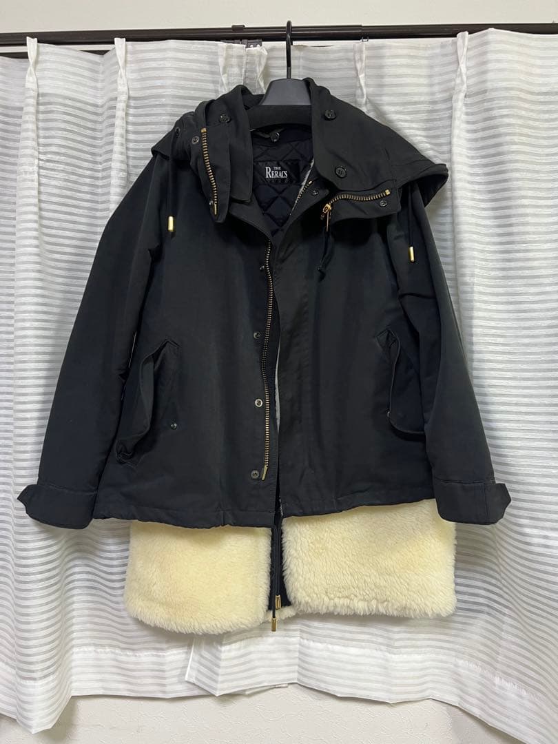 THE RERACS⭐︎モッズコート⭐︎ブラック⭐︎サイズ40
