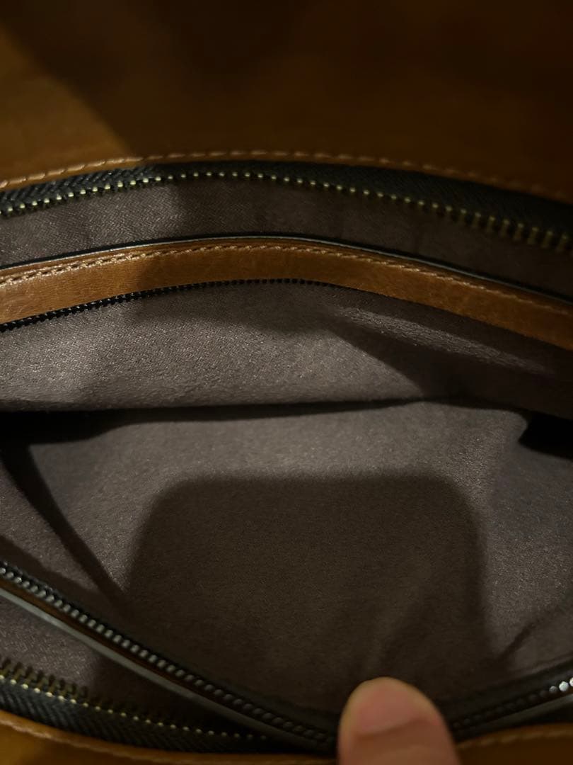 COACH コーチ 2way メトロポリタン ビジネスバッグ 茶