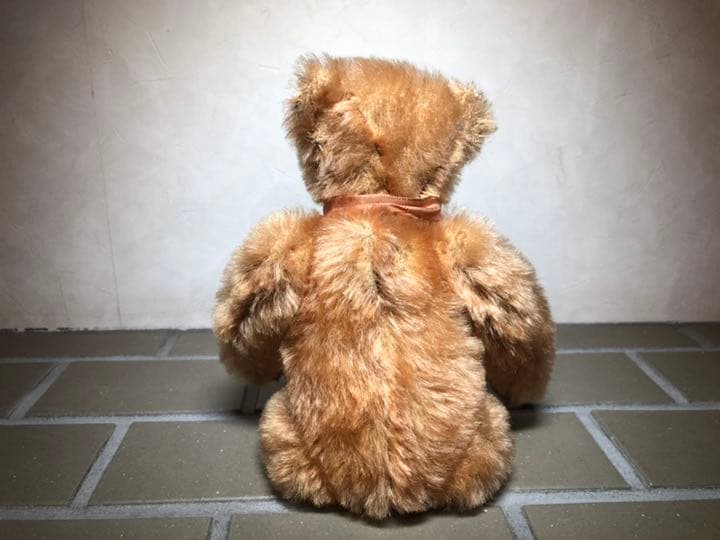 ブランク ボタン、シュタイフ 社アンティークテディベア、アプリコット モヘア