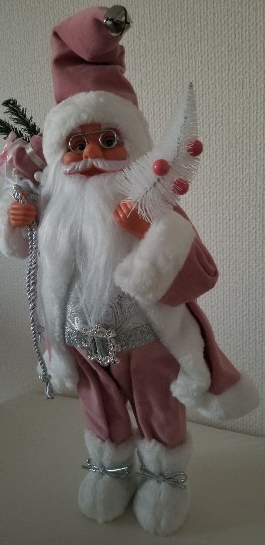 未使用　X'mas　サンタインテリア3体セット クリスマス　可愛い　豪華パーティ