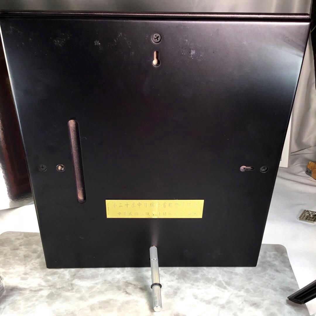 純金 ９９９ Ｋ２４ 尾長鶏 松 牡丹 額縁 GOLD縁起物 ROEN joy