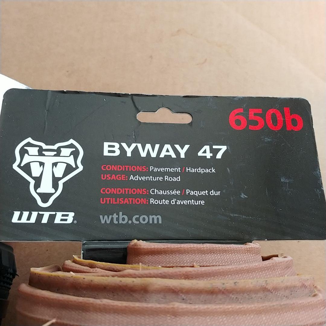 新品!! WTB BYWAY 650b×47 2本セット MTB