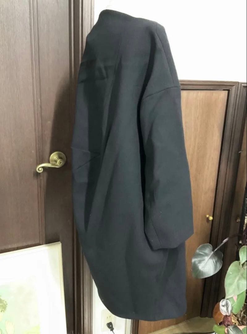 ENFOLD ブラック サークルコクーンドレス