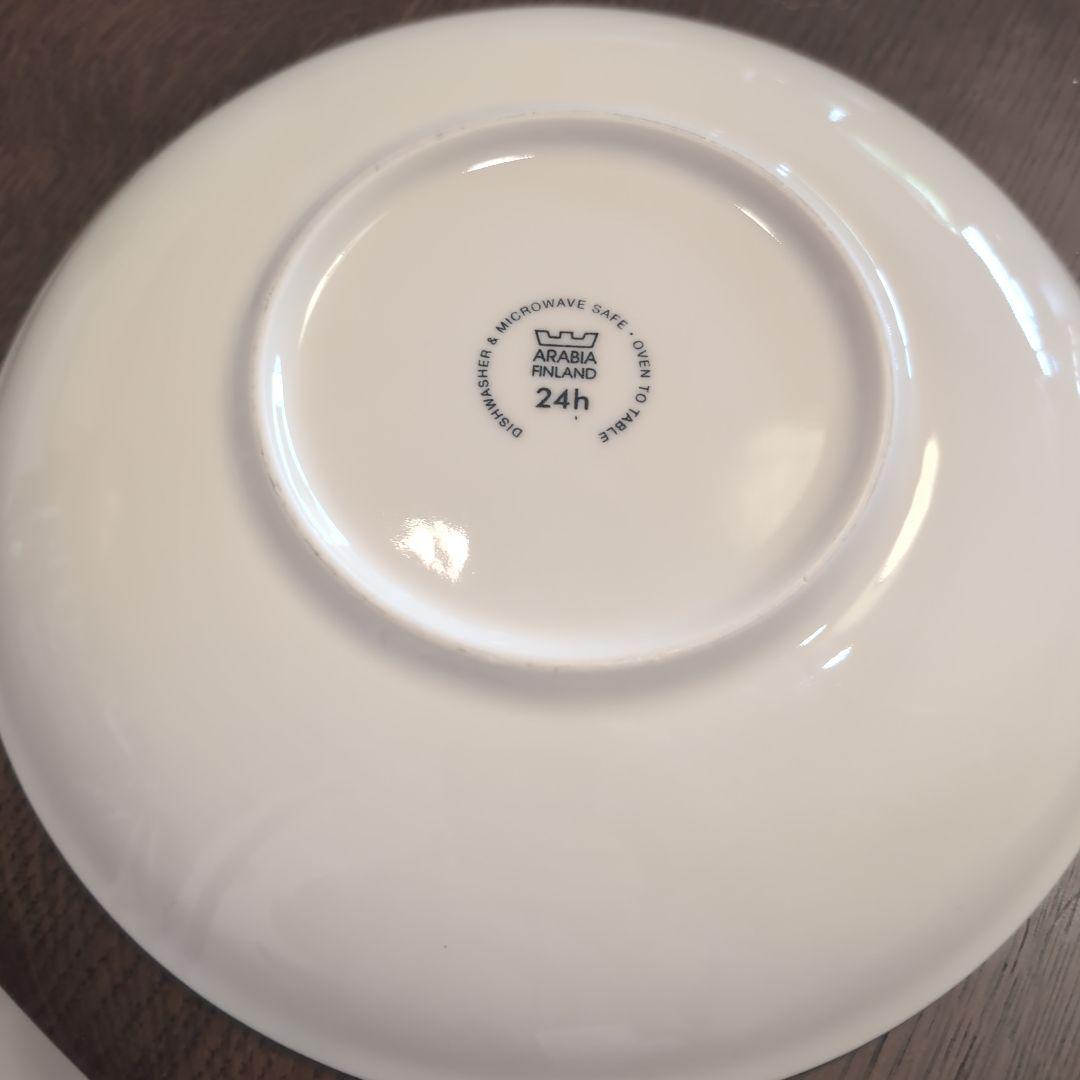 アベック　アラビア　26cm プレート パスタプレート　ブルー