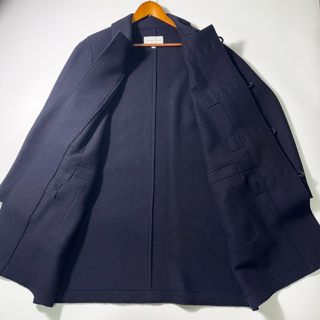 美品✨TOMORROWLAND ダッフルコート ウール 100% ネイビー