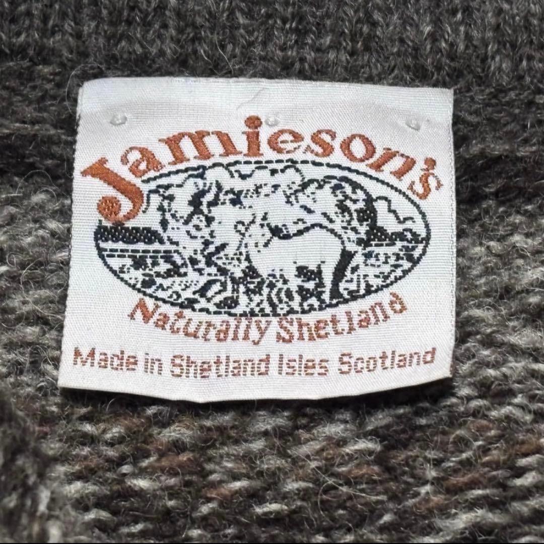 美品✨JAMIESONS フェアアイル プルオーバー ウールパーカー F