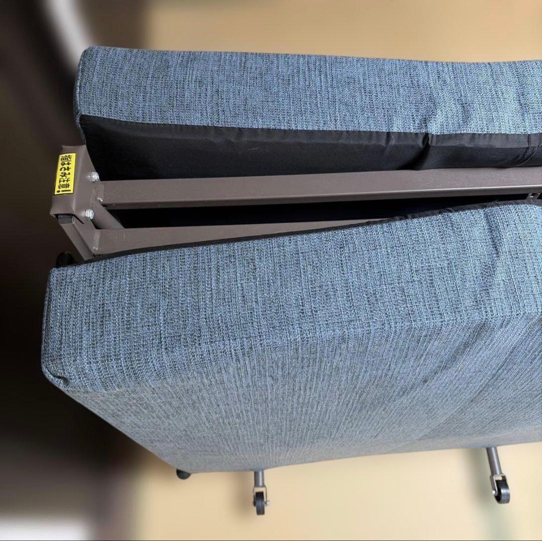 【未使用品】ニトリ 折り畳みベッド ソファ 折りたたみ ベッド【送料込】