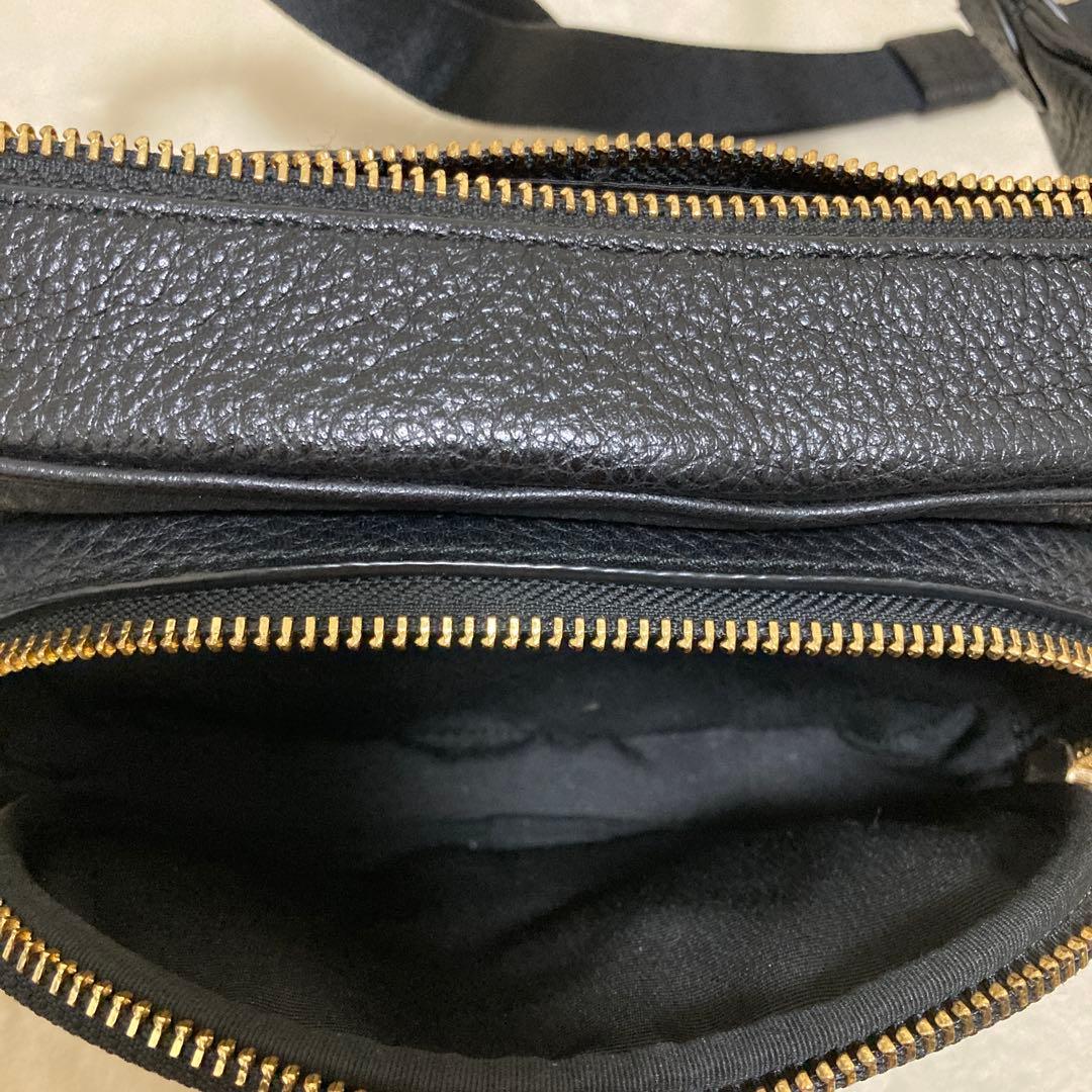 コーチ COACH 6488ブラック ボディバッグ 　ウエストバッグ 極美品