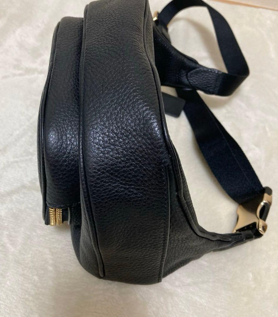 コーチ COACH 6488ブラック ボディバッグ 　ウエストバッグ 極美品