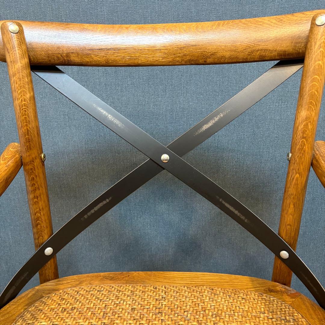 クラッシュゲート　X-BACK ARM CHAIR クロスバックアームチェア