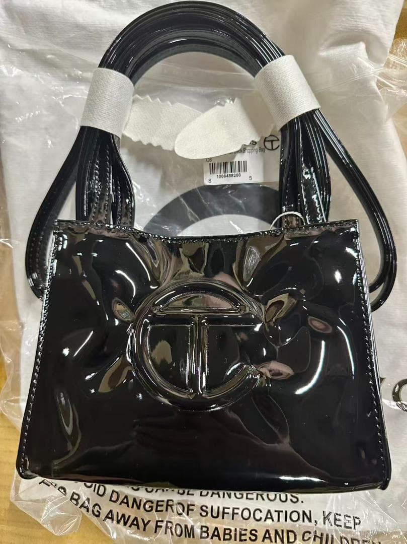 Telfar ショルダーバッグ/2 WAY/SMALL/BLACK。ハンドバッグ