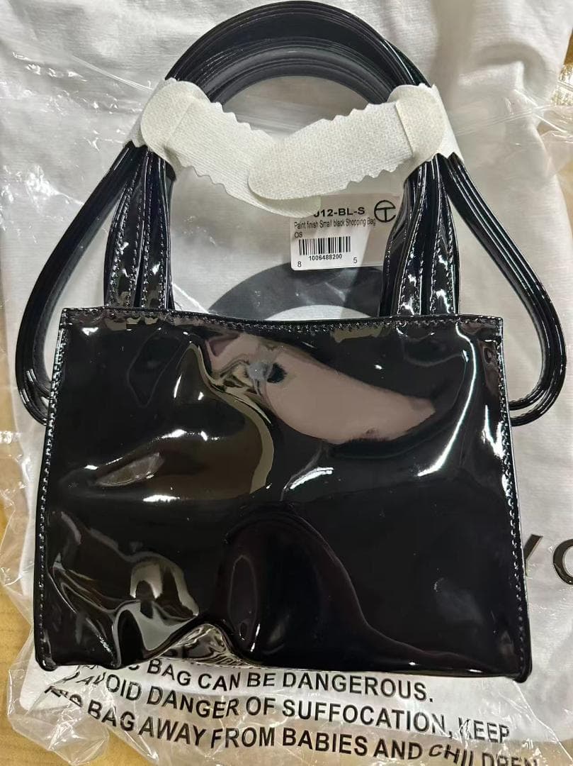 Telfar ショルダーバッグ/2 WAY/SMALL/BLACK。ハンドバッグ