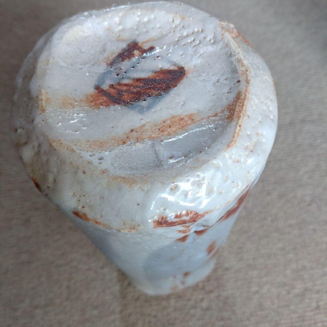 人間国宝加藤卓男氏作・鼠志野花生