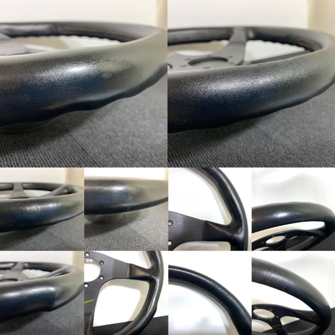 モモ スポーツ ステアリング 34パイ 当時物 92年製 ホーンボタン・ネジ付き