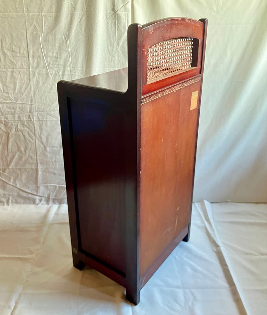 最終価格✅昭和ビンテージ✅昭和の電話台キャビネット/片扉2段