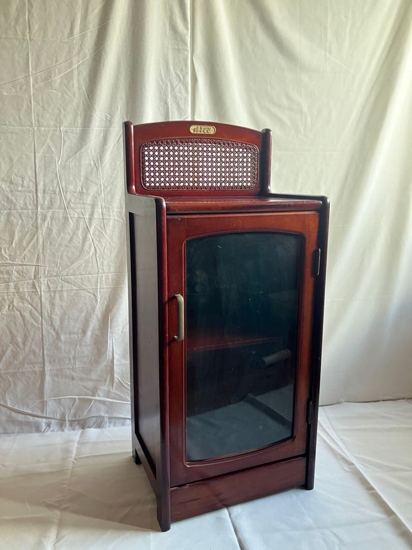 最終価格✅昭和ビンテージ✅昭和の電話台キャビネット/片扉2段