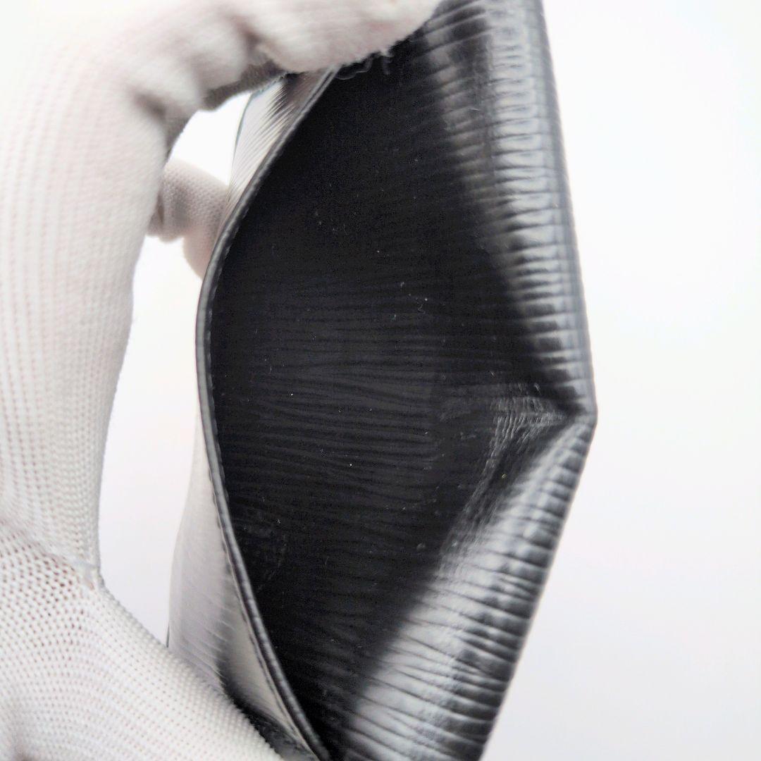 鑑定済✨ルイヴィトン 名刺入れ エピ オーガナイザー ドゥ ポッシュ ノワール