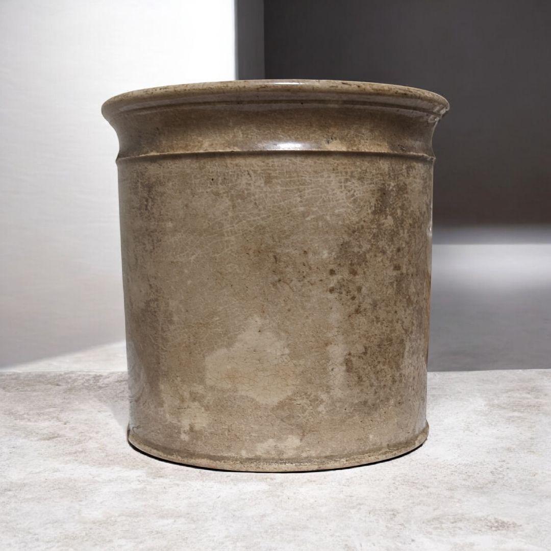 haruka　フランスアンティーク　陶器ポット　大型