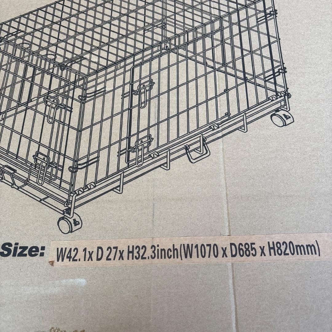 【SIMPLY+】 ステンレス製大型ペットケージ